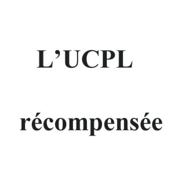 L’UCPL récompensée